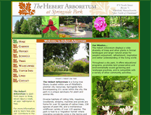 Tablet Screenshot of hebertarboretum.org